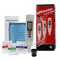 ILWQ-150 Waterproof Digital pH Meter Tester Thermometer °C °F Replaceable Electrode Pentype Design - Instrulife