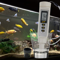 ILWQ-150 Waterproof Digital pH Meter Tester Thermometer °C °F Replaceable Electrode Pentype Design - Instrulife