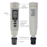ILWQ-150 Waterproof Digital pH Meter Tester Thermometer °C °F Replaceable Electrode Pentype Design - Instrulife