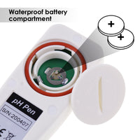 ILWQ-298 Long Glass Tube Pentype pH Meter Sharp Tip Probe Digital Water Quality Tester Dual Display with ATC 2.0~12.0pH Measurement Range - Instrulife