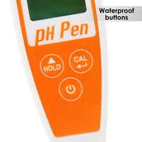 ILWQ-298 Long Glass Tube Pentype pH Meter Sharp Tip Probe Digital Water Quality Tester Dual Display with ATC 2.0~12.0pH Measurement Range - Instrulife
