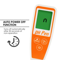 ILWQ-298 Long Glass Tube Pentype pH Meter Sharp Tip Probe Digital Water Quality Tester Dual Display with ATC 2.0~12.0pH Measurement Range - Instrulife