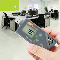 ILDA-204 Digital Waterproof USB Datalogger Humidity Temperature and Pressure Barometric Data Logger gauge, generate PDF/Excel report LED indicator - Instrulife