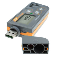 ILDA-204 Digital Waterproof USB Datalogger Humidity Temperature and Pressure Barometric Data Logger gauge, generate PDF/Excel report LED indicator - Instrulife