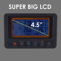 ILTH-299 Digital 4 Channels Thermometer NTC Thermistor Probe SD Card Logger with Relay Function Data Logging Big LCD Display - Instrulife