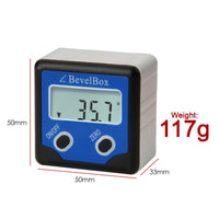 ILAF-7 Digital 360° (±180°) Bevel Box / Inclinometer with Magnets Protractor Angle Finder 0.1° Accuracy IP54 Rate - Instrulife