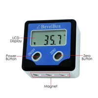 ILAF-7 Digital 360° (±180°) Bevel Box / Inclinometer with Magnets Protractor Angle Finder 0.1° Accuracy IP54 Rate - Instrulife