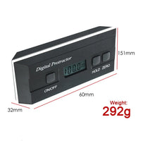 ILAF-700 Digital 360° Level Meter Angle Finder Protractor with Magnets / V-groove 0.1° Accuracy LCD Display - Instrulife