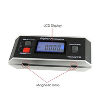 ILAF-9 Digital Protractor Angle Finder Level Inclinometer Magnetic V-Groove 0~360 with Backlight IP65 - Instrulife