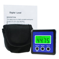 ILAF-201 Digital Protractor Angle Gauge Finder Bevel Box Inclinometer Level Meter Magnetic Base - Instrulife