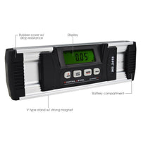 ILAF-202 Digital Angle Finder Inclinometer IP67 with Magnetic V-Groove Base - Instrulife