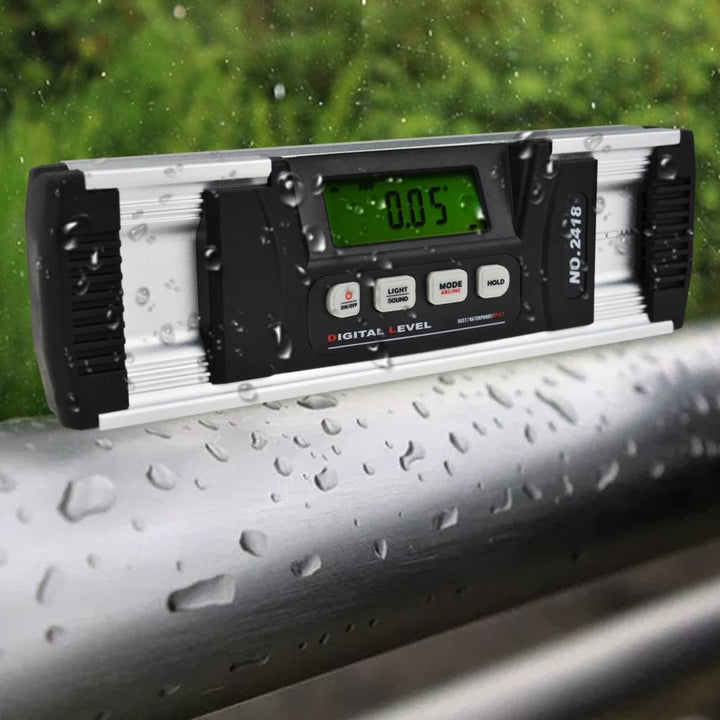 ILAF-202 Digital Angle Finder Inclinometer IP67 with Magnetic V-Groove Base - Instrulife