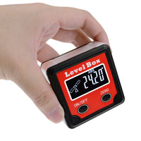 ILAF-260 Digital Level Box Protractor Angle Finder Bevel Gauge Magnetic Base with Tilt Direction Indicator, 360° (4 x 90°) Inclinometer Cube Meter Measurement Tool for Woodworking Installation - Instrulife