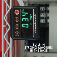 ILAF-320 Digital Angle Gauge Electronic Protractor with Magnetic Base V-Groove Highly Precise Level Box LED Technology Bright Display Sets Angle Measurement for Table Saw Carpentry etc - Instrulife