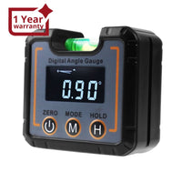 ILAF-321 Digital Angle Gauge Electronic Protractor Highly Precise Level Box with Bubble Level Magnetic Base Angle Measurement Tool LCD Technology Bright Display - Instrulife