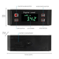 ILAF-322 Digital Electronic Inclinometer Angle Finder Waterproof IP65 Protractor Level Gauge With V-Groove Magnetic Base Always Upright Reading - Instrulife