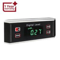 ILAF-322 Digital Electronic Inclinometer Angle Finder Waterproof IP65 Protractor Level Gauge With V-Groove Magnetic Base Always Upright Reading - Instrulife