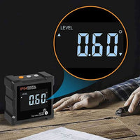ILAF-325 Digital Level Box Angle Finder with 4 Magnetic Bases Inclinometer Large LCD Display Backlight EBTN IP54 Waterproof Level - Instrulife