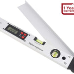 ILAF-326 Digital Angle Finder Protractor Meter 0-225° with Horizontal & Vertical Bubble Level, Backlit Display - Instrulife