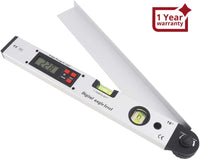 ILAF-326 Digital Angle Finder Protractor Meter 0-225° with Horizontal & Vertical Bubble Level, Backlit Display - Instrulife