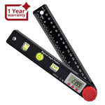 ILAF-327 4 in 1 Multifunctional Digital Angle Finder Protractor, Ruler (7inch, 190mm) Level Tool with Horizontal Vertical Circular Level - Instrulife