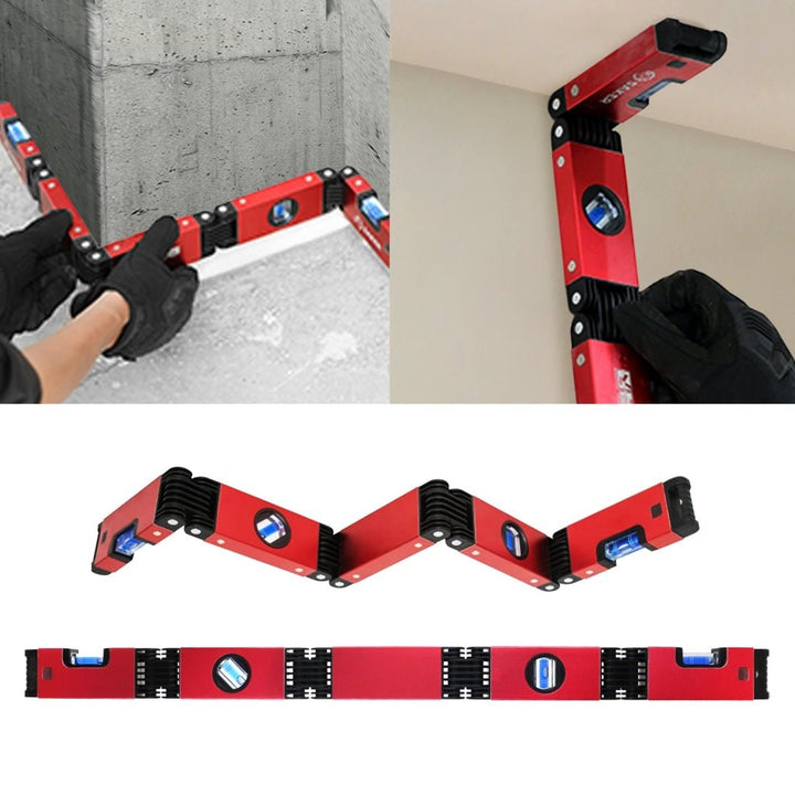 ILAF-364 Foldable Angle Finder Spirit Level Ruler 28-Inch Multi-Angle Measure with Magnet 180° Precise Angle Measurement Woodworking, Carpenters Fabricators Tool - Instrulife