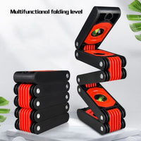 ILAF-365 Multi-function Foldable Level Angle Finder with 4 Bubble Levels 45°/90°/180° Ruler Magnets for Carpenters Woodworkers Fabricators - Instrulife