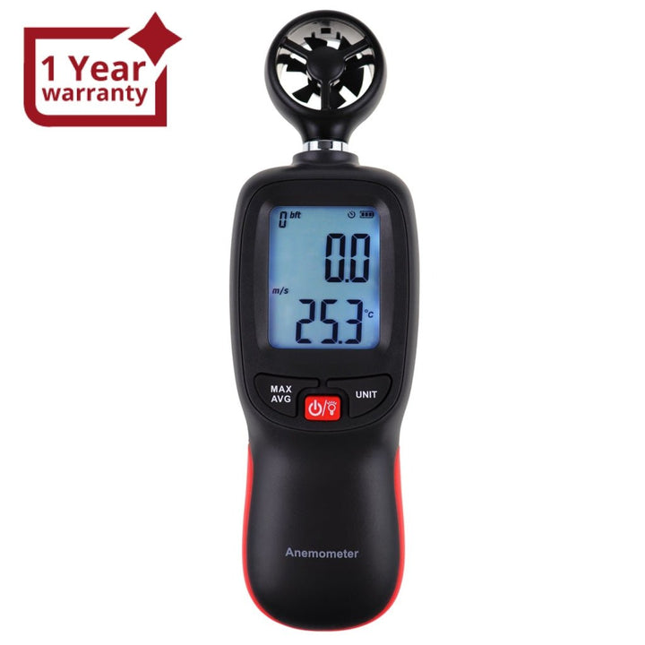 ILAN-271 Digital Handheld Anemometer Wind Speed Meter Measure Temperature Air Velocity Wind Chill Gauge with Data Recording for Windsurfing Kite flying Sailing Surfing Fishing - Instrulife
