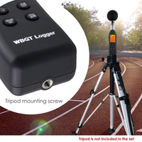 ILDA-286 WBGT (Wet Bulb Globe Temperature) Heat Stress Meter Datalogger Air Globe Temperature Humidity Tester with Backlight Indicator Audible Alarm Data Logging Function Handheld or Mount in Tripod - Instrulife