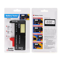 ILBT-376 Digital Battery Capacity Tester Volt Checker Load Analyzer Display Check AAA AA C D 9V 3.7V 1.5V Button Cell Household Batteries Universal Tester - Instrulife