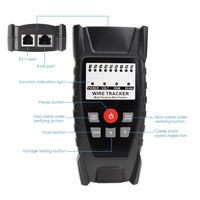 ILCT-349 Network Cable Tester Cable Tracer Wire Tracker Professional Networking Device with Earphone for Telephone, Internet,Network Cables - Instrulife