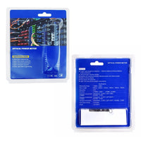 ILCT-740 OPM Optical Power Meter Digital Tester, -70 ~ 6dBm with 6 Optic Wave Length, Portable Fiber Optic Cable Tester with FC converter for FC/SC/ST - Instrulife