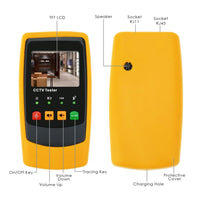 ILCT-40 Cable Wire CCTV Security Camera Tester Tracker Scanner, Circuit Breaker Finders, 2.0 inch TFT LCD Handheld PAL / NTSC Rechargeable - Instrulife