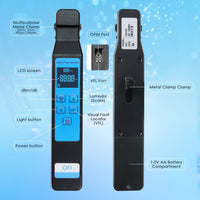 ILFI-449 Optical Fiber Identifier 800～1700nm Wavelength with Visual Fault Locator (VFL) and Optical Power Module Function Active Live Optical Network Testing Colored Screen Display Power Meter Tool - Instrulife