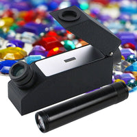 ILGR-757 1.30 ~ 1.81 RI Range Gemological Refractometer + Index oil Flashlight Polarizing Lens - Instrulife