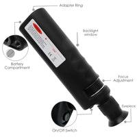 ILFM-758 Handheld 200x Fiber Optical Microscope Inspection LED Illumination Scope CE Marking - Instrulife