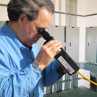 ILFM-758 Handheld 200x Fiber Optical Microscope Inspection LED Illumination Scope CE Marking - Instrulife