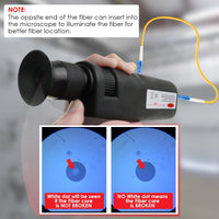 ILFM-758 Handheld 200x Fiber Optical Microscope Inspection LED Illumination Scope CE Marking - Instrulife