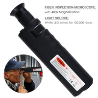 ILFM-108 Handheld 400x Fiber Optical Microscope Inspection White LED Illumination CE Approved - Instrulife