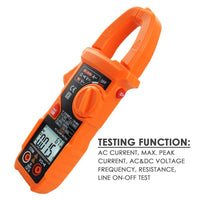 ILMU-56 Smart Digital Clamp Meter Multimeter 6000 Counts Auto Scan Anti-burn Auto Range AC/DC Voltage ACA NCV Tester - Instrulife
