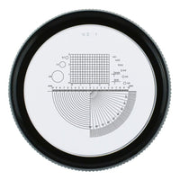 ILJL-717L Magnifier Scale Loupe 10x Magnification 8 LED Light 20mm Scale Chart & 25mm Field of View - Instrulife