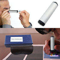 ILSP-421 Handheld 55mm Durable Small Diffraction Spectroscope Gem Stone Jeweler Tool Aluminum Material - Instrulife
