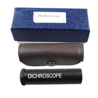 ILGI-43 Handheld Heavy Duty Calcite Dichroscope, Trichoic Gem & Gemstones Gemological Testing, Jeweler Tool Metal Body Gemology 15mm Diameter Gemologist - Instrulife