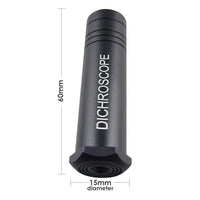 ILGI-43 Handheld Heavy Duty Calcite Dichroscope, Trichoic Gem & Gemstones Gemological Testing, Jeweler Tool Metal Body Gemology 15mm Diameter Gemologist - Instrulife