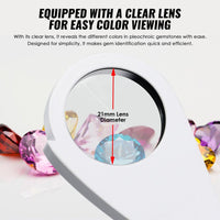 ILGI-7209 Foldaway Dichroscope Gemstone Jewelry Testing Tool Lightweight and Portable Ideal for Jewelers and Gemologists - Instrulife