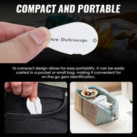 ILGI-7209 Foldaway Dichroscope Gemstone Jewelry Testing Tool Lightweight and Portable Ideal for Jewelers and Gemologists - Instrulife