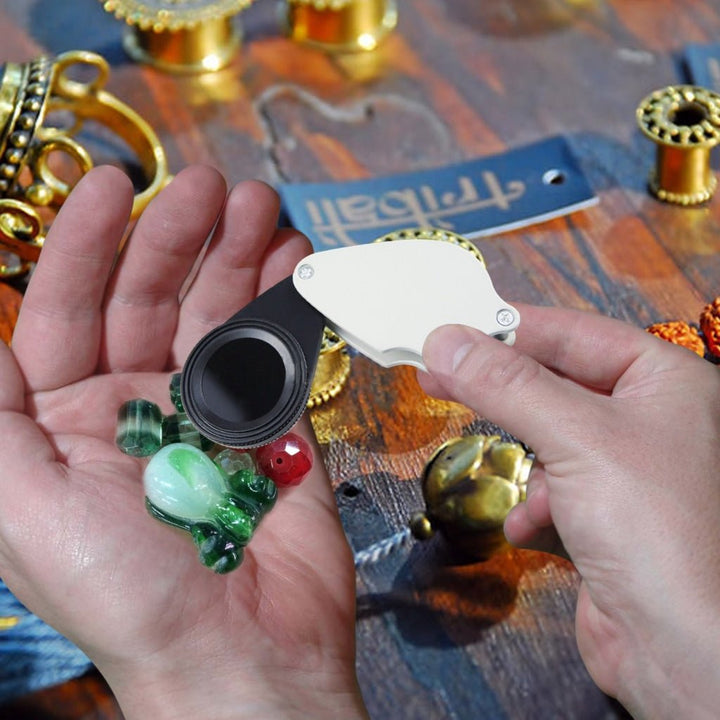 ILGI-44 Foldable Jadeite Filter for Gem, Emerald, Jewelry Identification Tools Metal Body - Instrulife