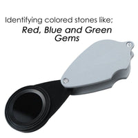 ILGI-44 Foldable Jadeite Filter for Gem, Emerald, Jewelry Identification Tools Metal Body - Instrulife
