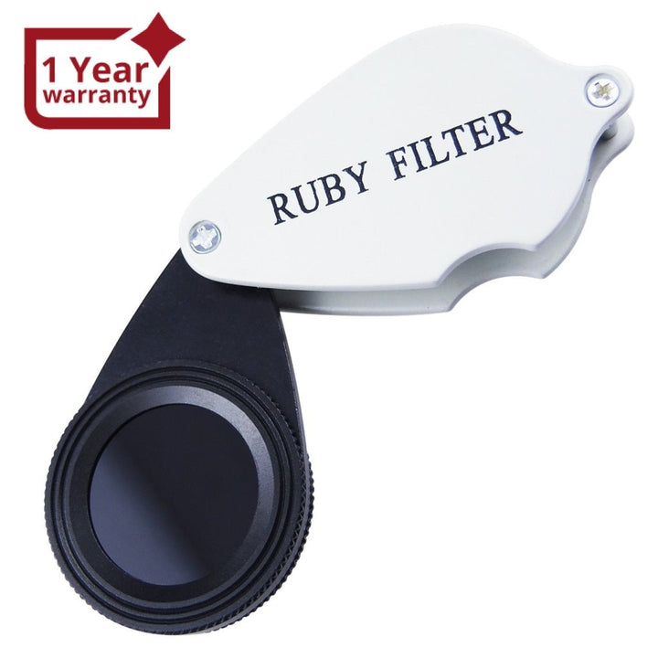 ILRF-789 Foldable Ruby Filter Gem, Jewelry Identification tool for Emerald & Gemstones Metal Body - Instrulife