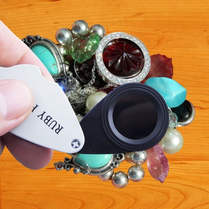 ILRF-789 Foldable Ruby Filter Gem, Jewelry Identification tool for Emerald & Gemstones Metal Body - Instrulife